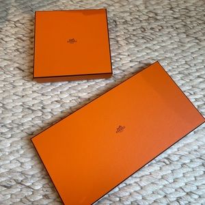 Two Hermès boxes